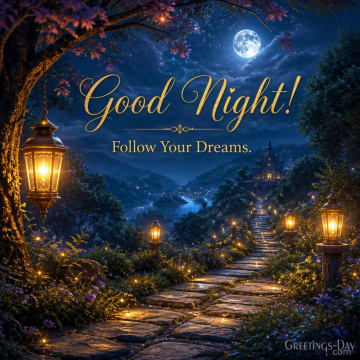 Good Night! Follow Your Dreams