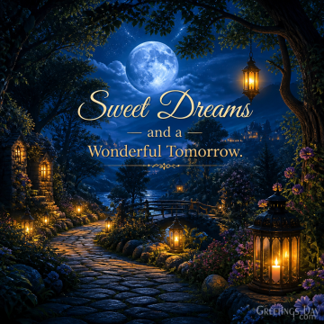 Sweet Dreams and a Wonderful Tomorrow