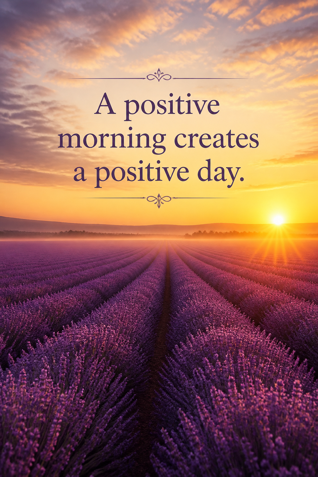 A Positive Morning Creates a Positive Day