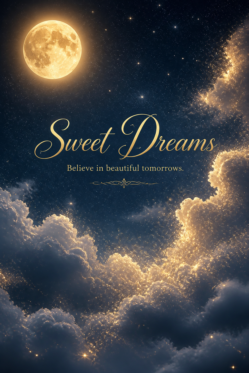 Good Night Quote – Dreams Are the Stars of Tomorrow