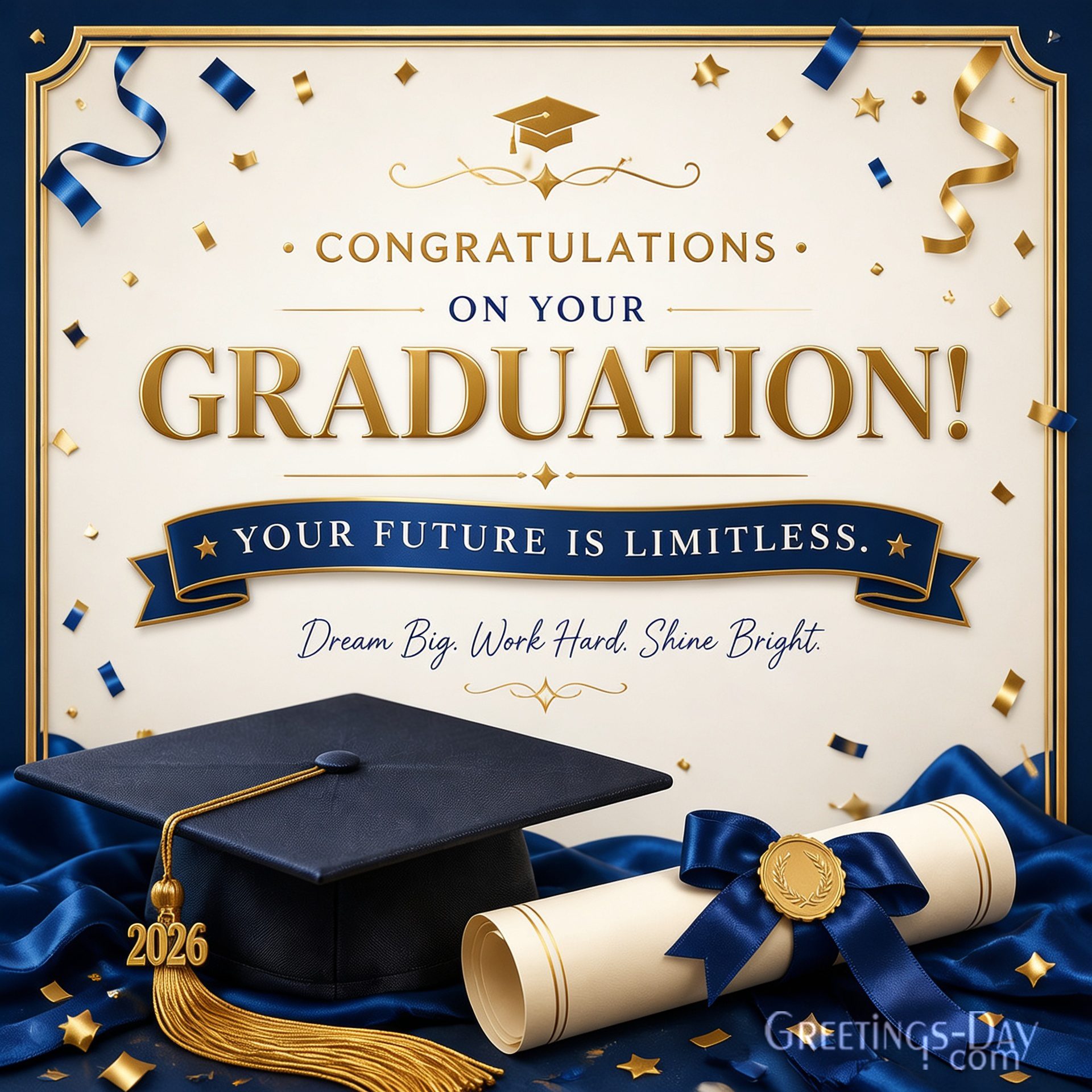 🎓 Inspirational Graduation Wishes