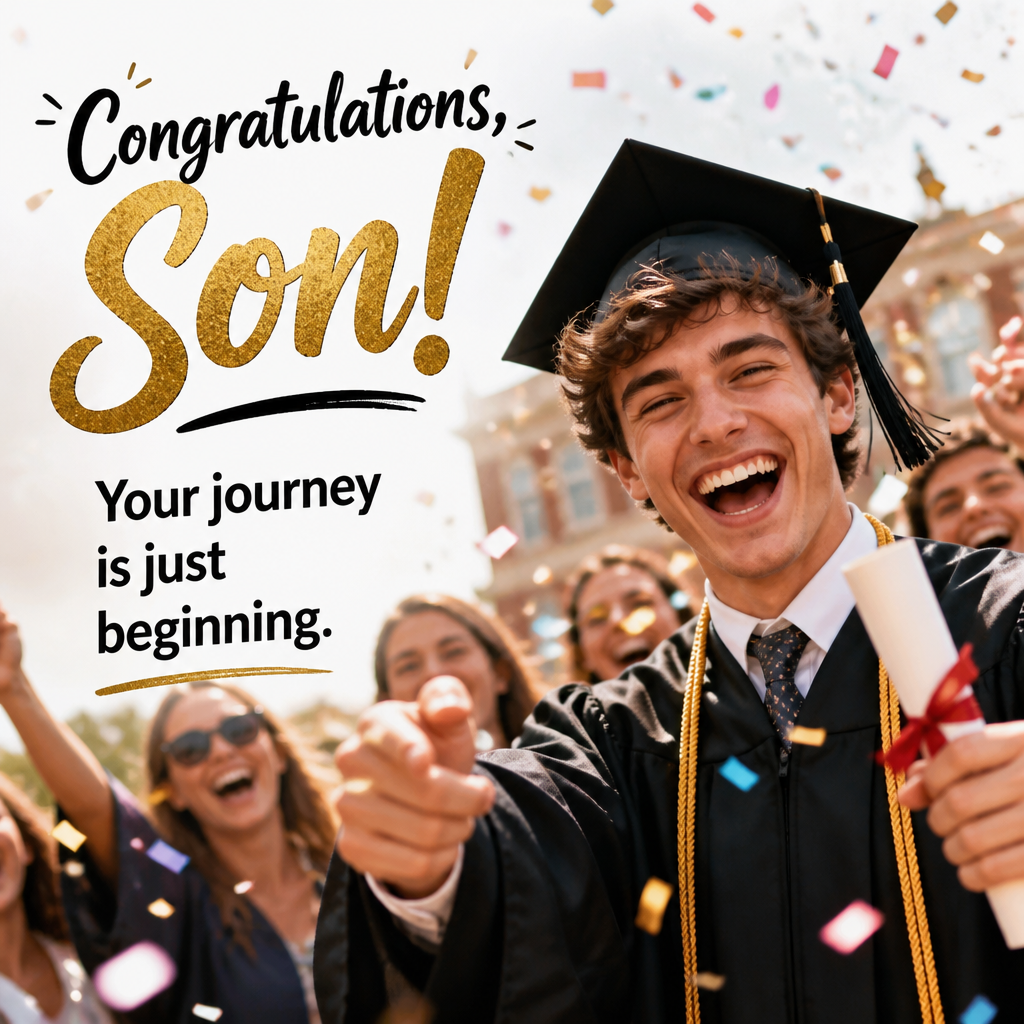 We Are So Proud of You Today