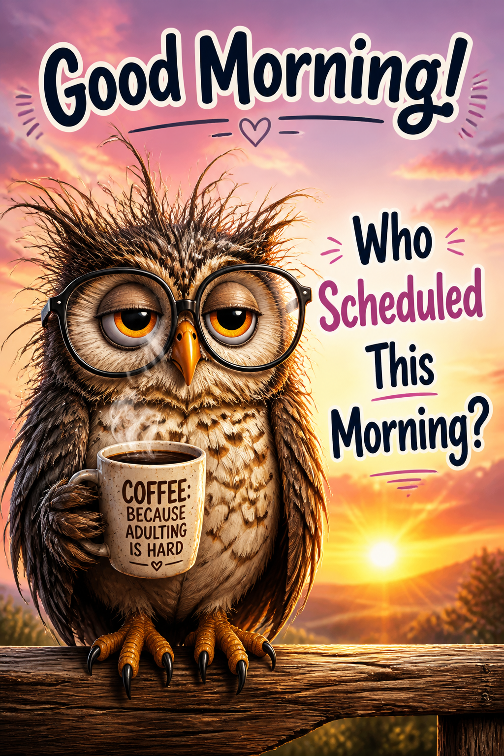 Who Scheduled This Morning?