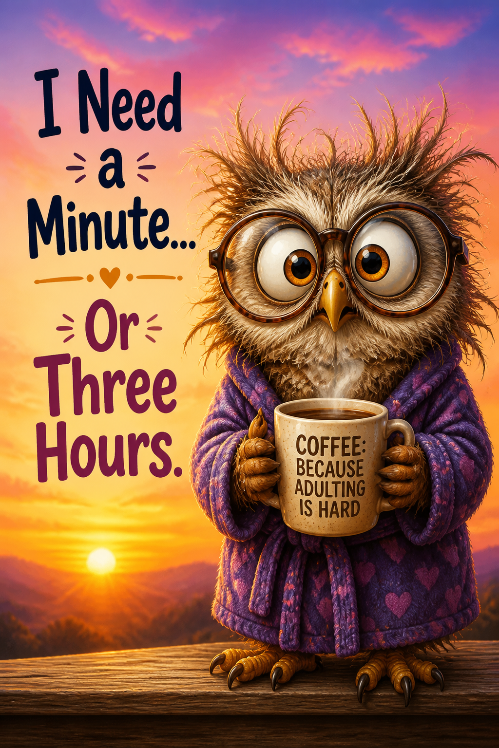I Need a Minute… Or Three Hours