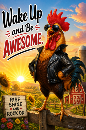 Wake Up and Be Awesome