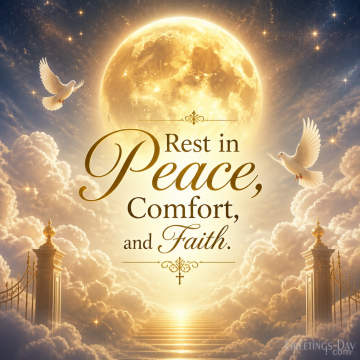 Rest in Peace, Comfort, and Faith
