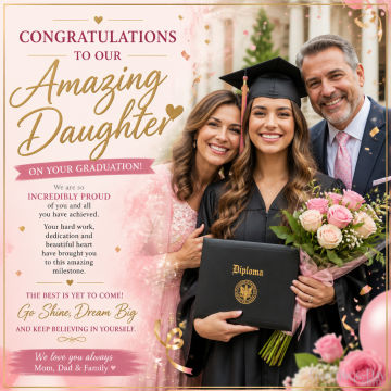 Congratulations on Your Graduation, Daughter