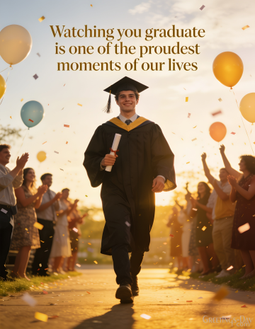 You Have Made Our Family Proud