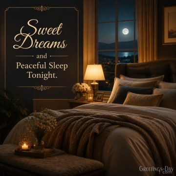 Sweet Dreams and Peaceful Sleep Tonight