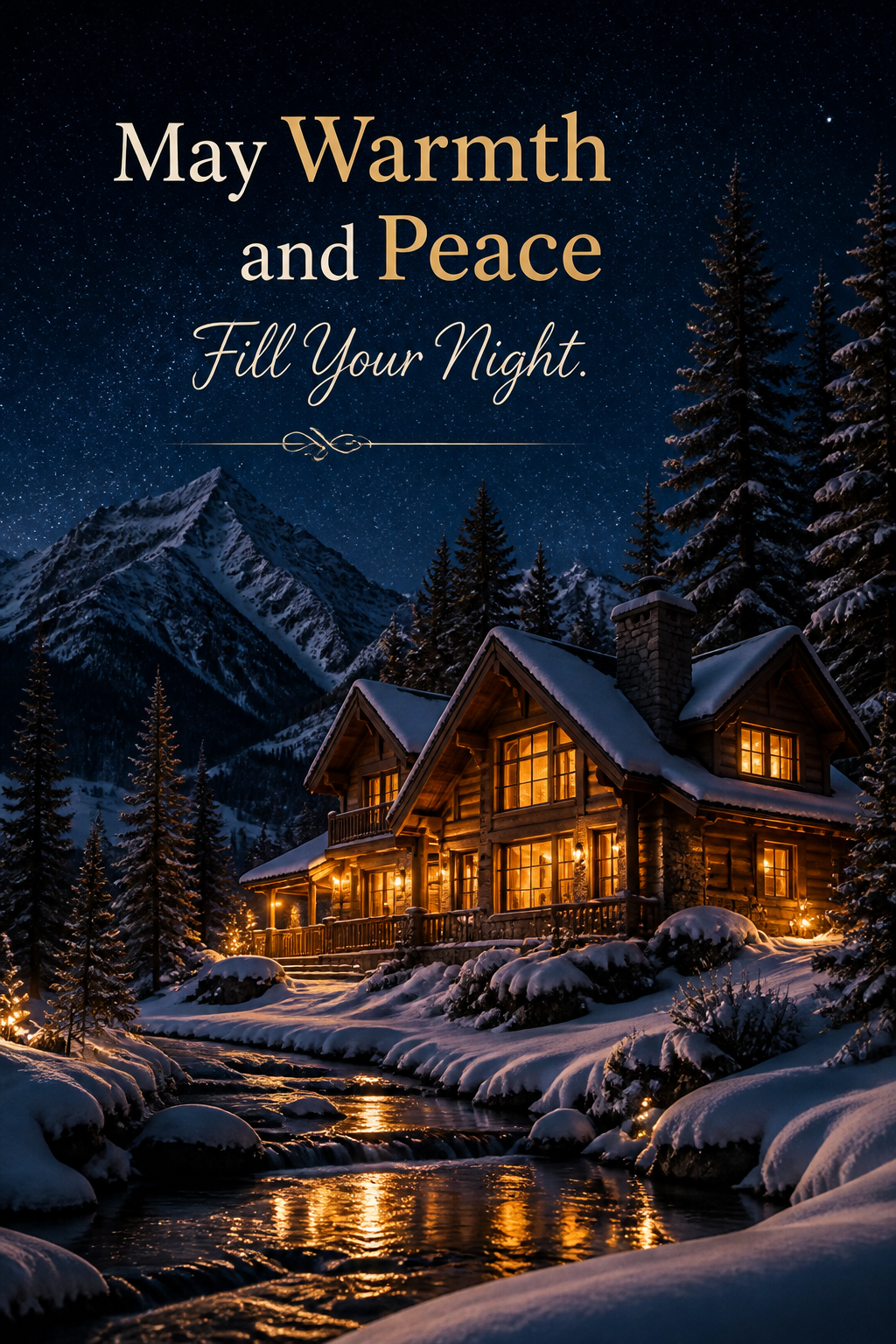 May Warmth and Peace Fill Your Night