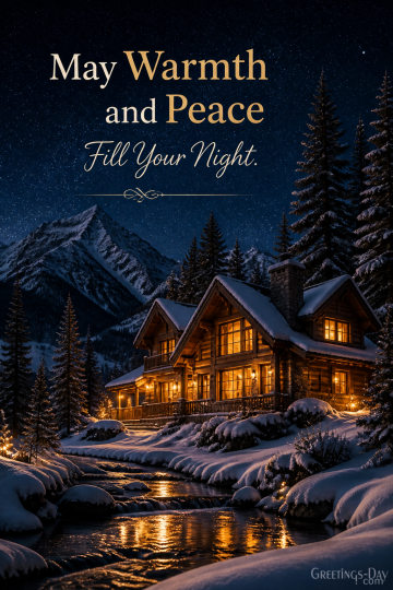 May Warmth and Peace Fill Your Night