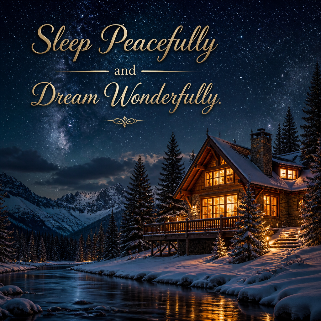 Sleep Peacefully and Dream Wonderfully