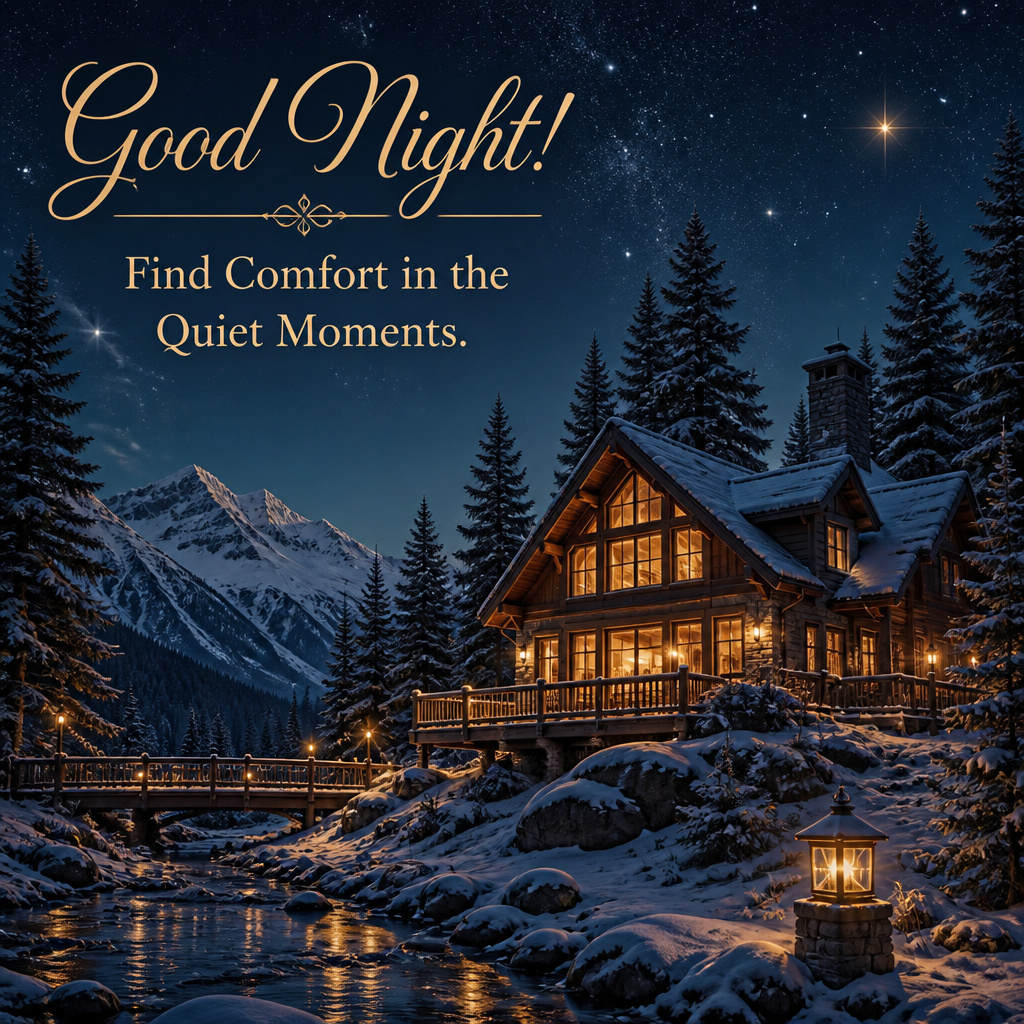 Good Night! Find Comfort in the Quiet Moments