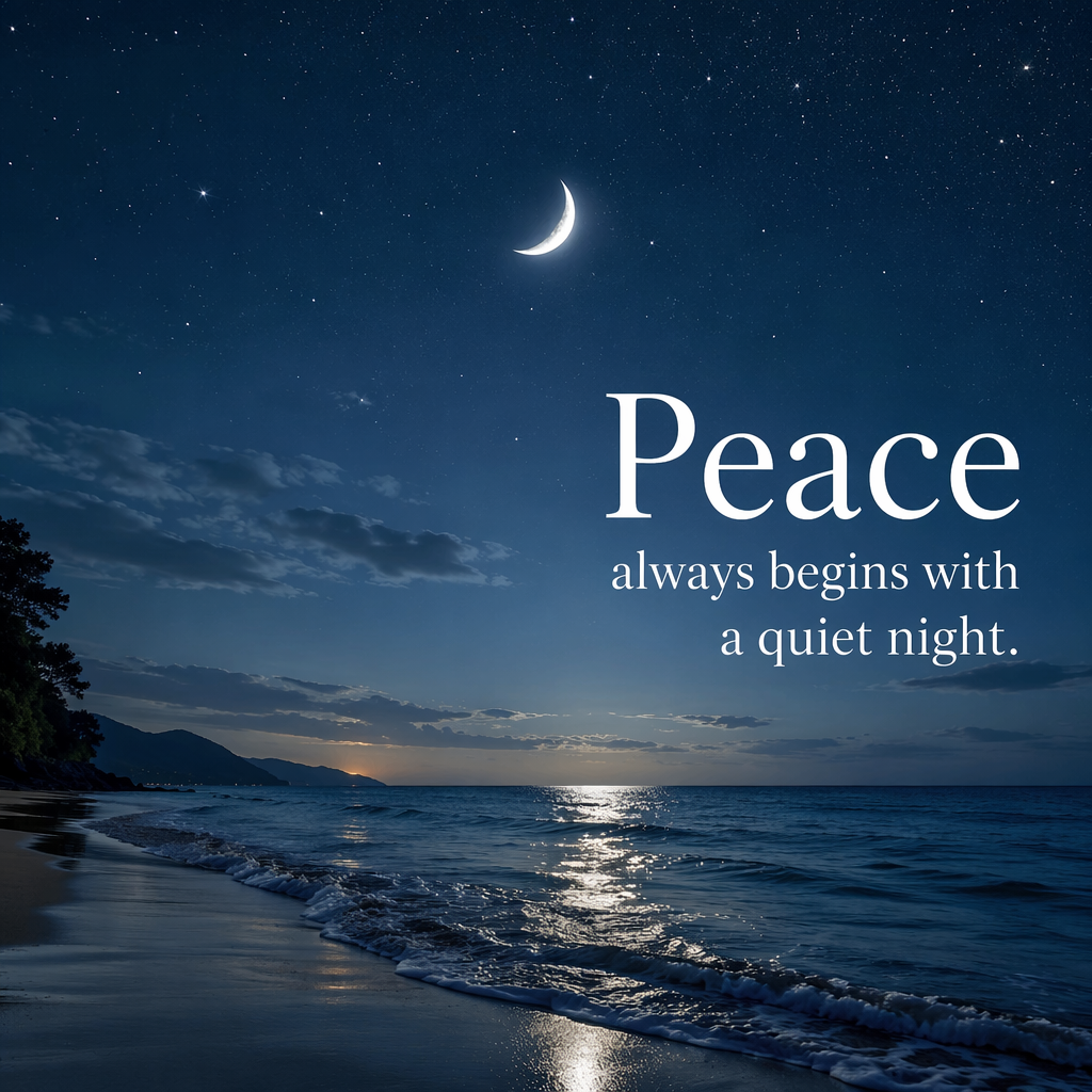 Sweet Dreams Quote – Let Your Worries Drift Away Like the Waves