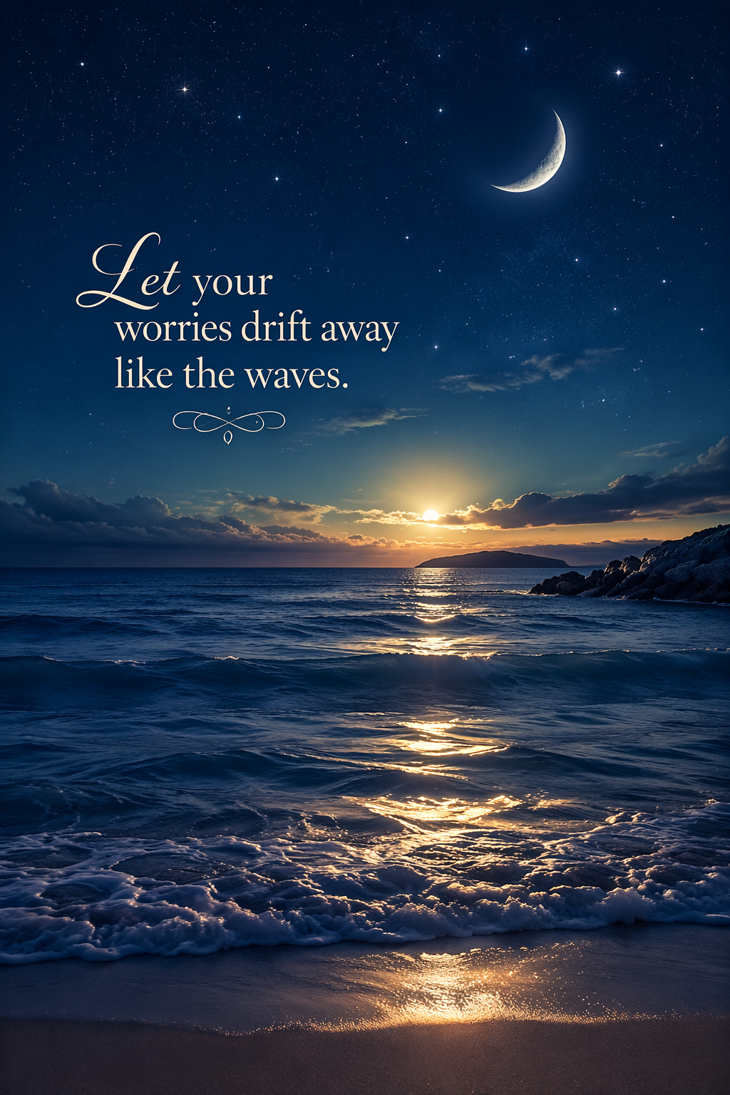 Good Night Quote – Dream Beyond the Stars