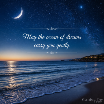 Good Night Quote – Peace Always Begins with a Quiet Night