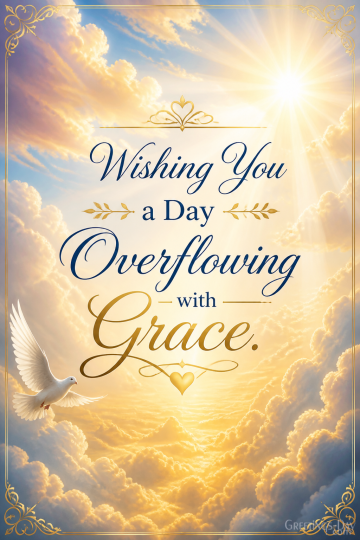 Wishing You a Day Overflowing with Grace