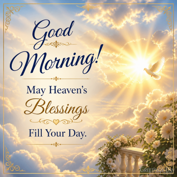 May Heaven’s Blessings Fill Your Day