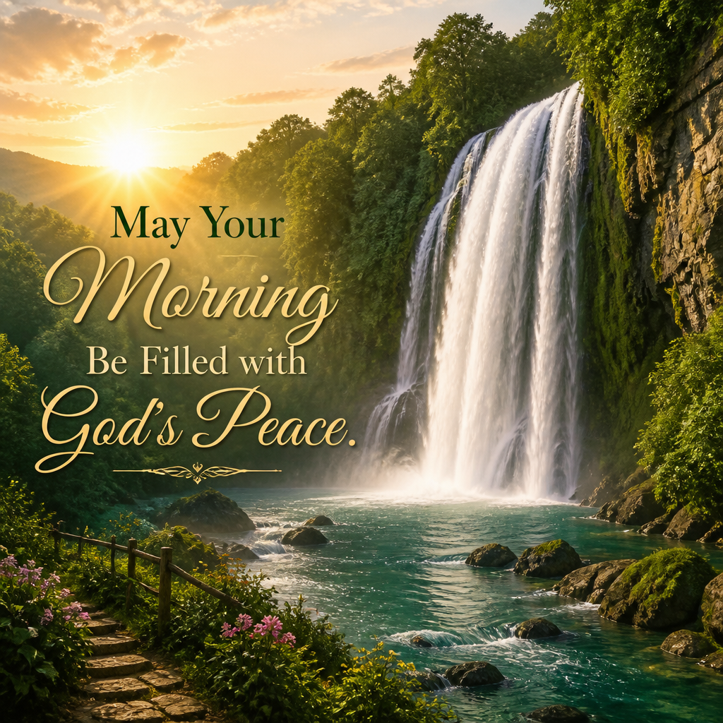 May Your Morning Be Filled with God’s Peace