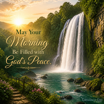 May Your Morning Be Filled with God’s Peace