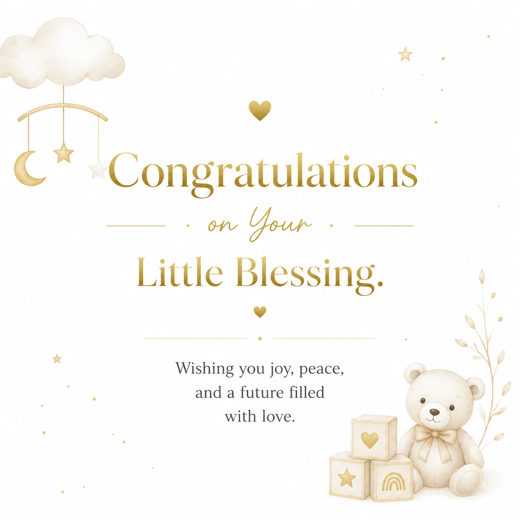 Congratulations on This Wonderful Blessing