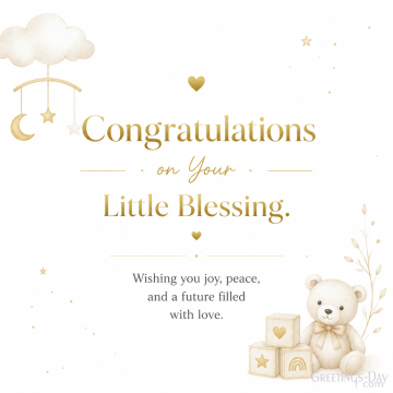 Congratulations on This Wonderful Blessing