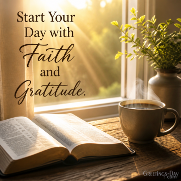 Start Your Day with Faith and Gratitude