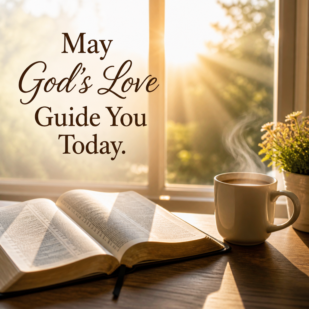 May God’s Love Guide You Today