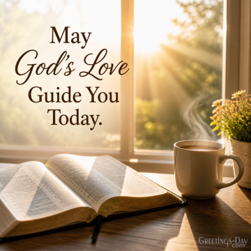 May God’s Love Guide You Today