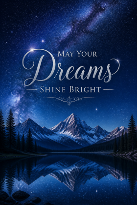 May Your Dreams Shine Bright