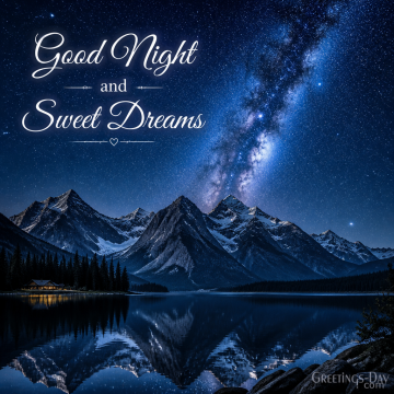 Good Night and Sweet Dreams