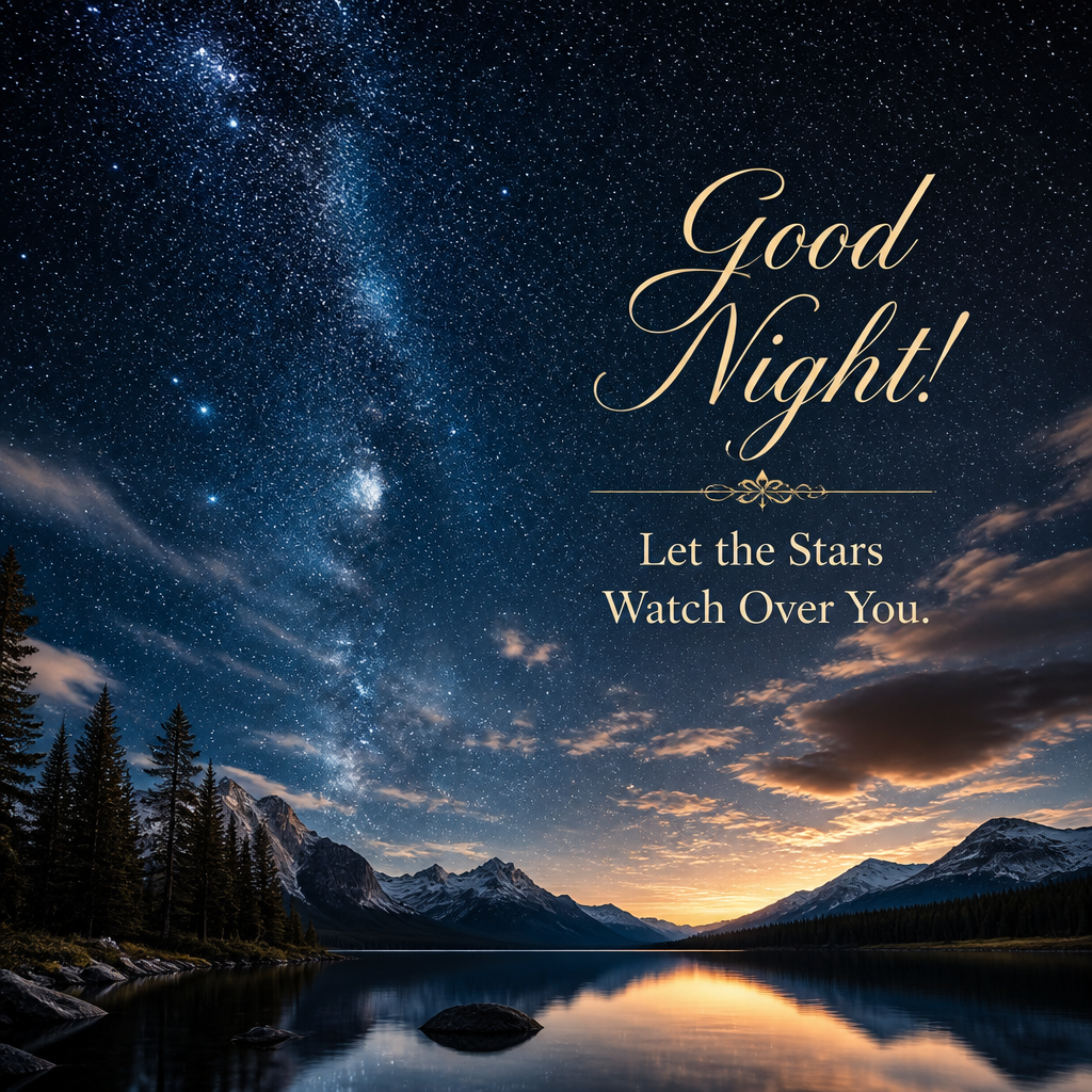 Good Night! Let the Stars Watch Over You