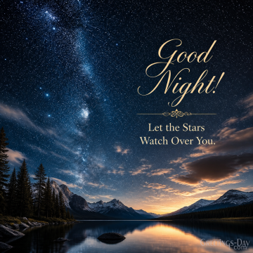 Good Night! Let the Stars Watch Over You