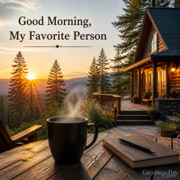 Good Morning, My Favorite Person