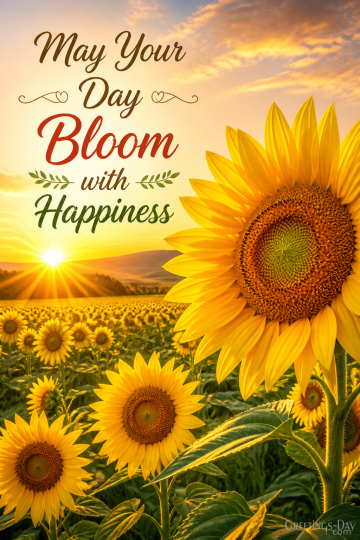 May Your Day Bloom with Happiness