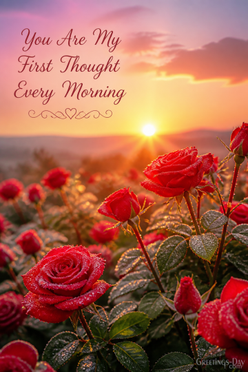You Are My First Thought Every Morning