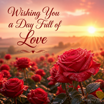 Wishing You a Day Full of Love