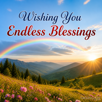 Wishing You Endless Blessings