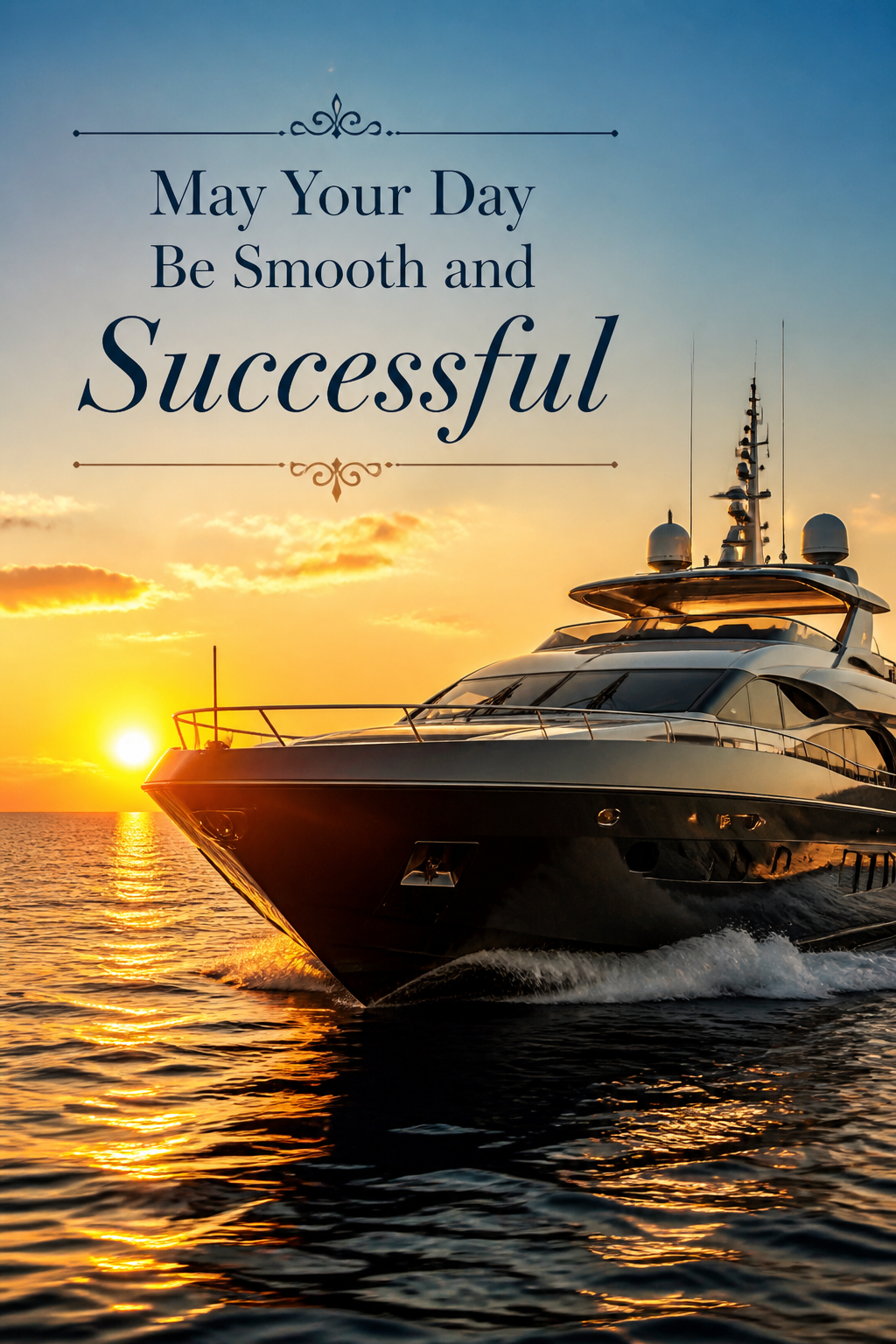 May Your Day Be Smooth and Successful