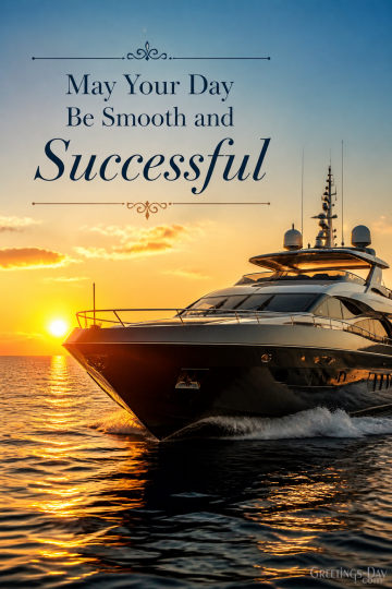 May Your Day Be Smooth and Successful