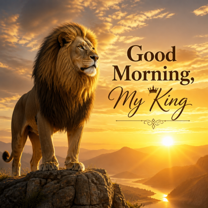 Good Morning, My King
