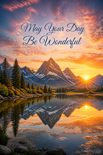May Your Day Be Wonderful