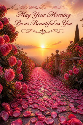 May Your Morning Be as Beautiful as You