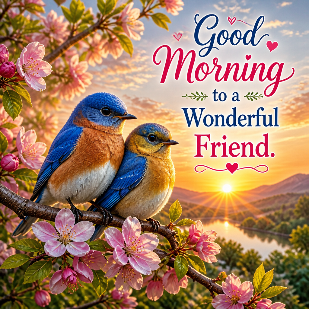 Good Morning to a Wonderful Friend