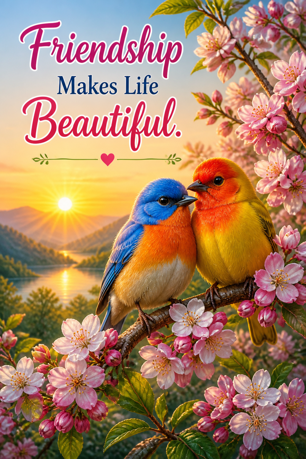 Friendship Makes Life Beautiful