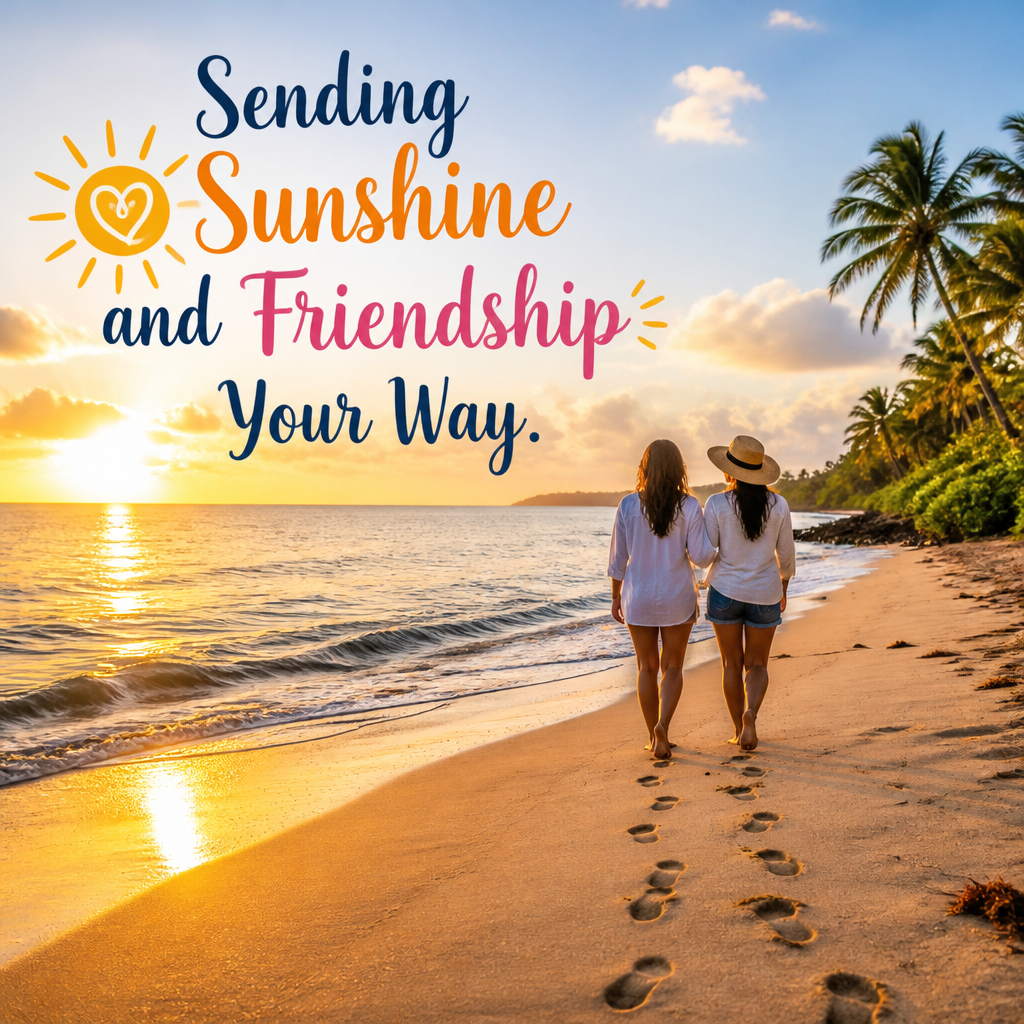 Sending Sunshine and Friendship Your Way