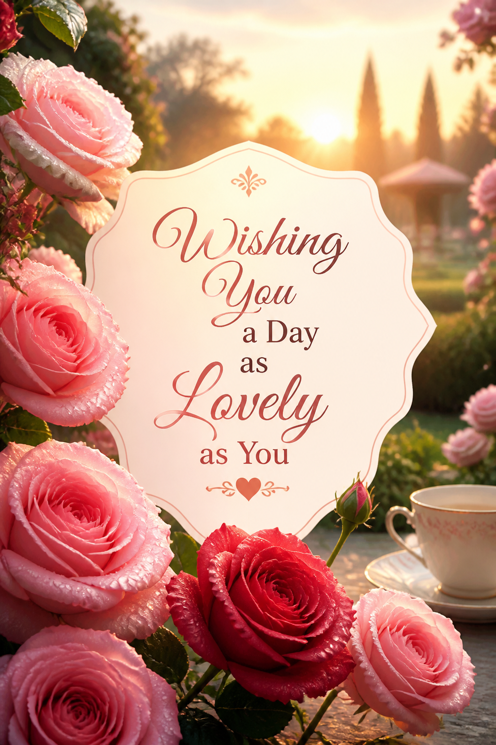 Wishing You a Day as Lovely as You