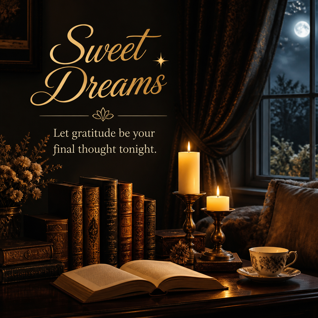 Inspirational Good Night Quote – Every Peaceful Night Prepares a Brighter Day