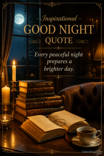 Good Night Quote – Rest Your Mind and Feed Your Soul