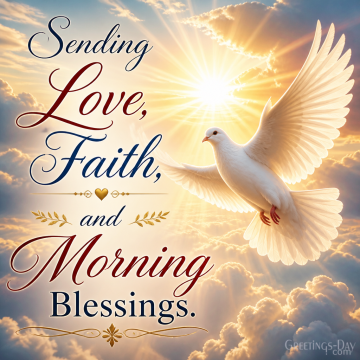 Sending Love, Faith, and Morning Blessings